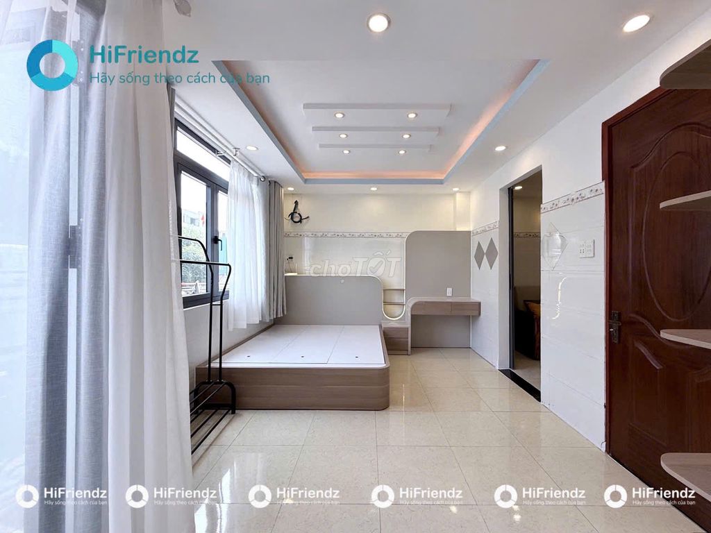 Two bedrooms at Nguyễn Kiệm for rent-full furniture - new house balcony