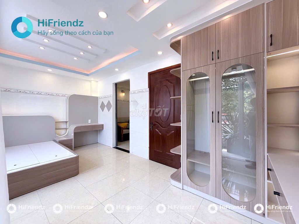 Two bedrooms at Nguyễn Kiệm for rent-full furniture - new house balcony