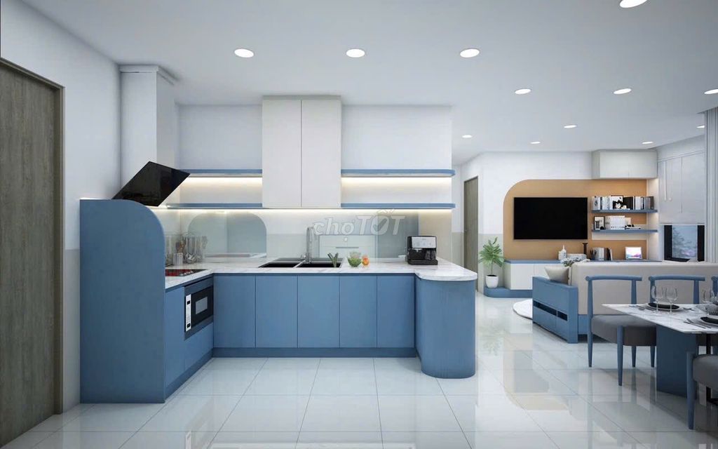 Rent the apartment. Two bedrooms. Three Vinhomes Grand Park bedrooms. Four million.