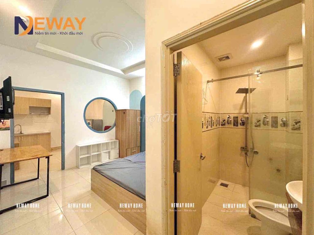 A full-in-the-art kitchen bedroom next to the war field