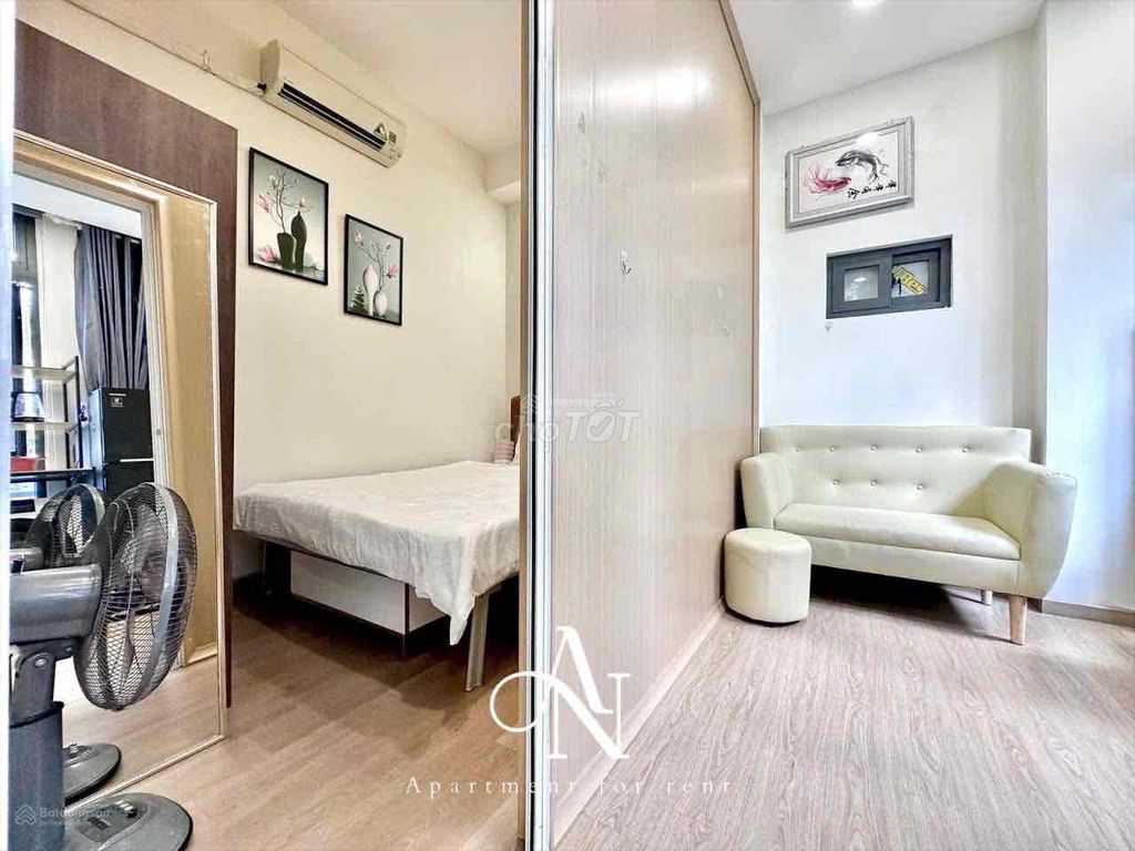 - There's a private washing machine, private Wi-Fi.