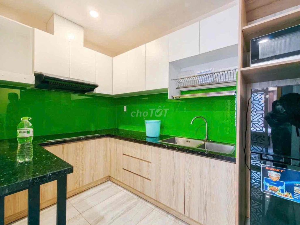 One bedroom, one full bathroom, Orchard Garden Phú Nhuận interior.
