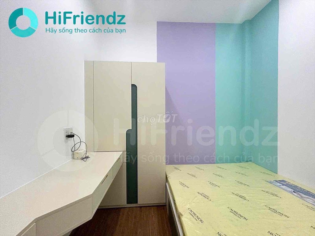 Two balcony bedrooms - new kitchen-full of super-wide furniture right in District 10