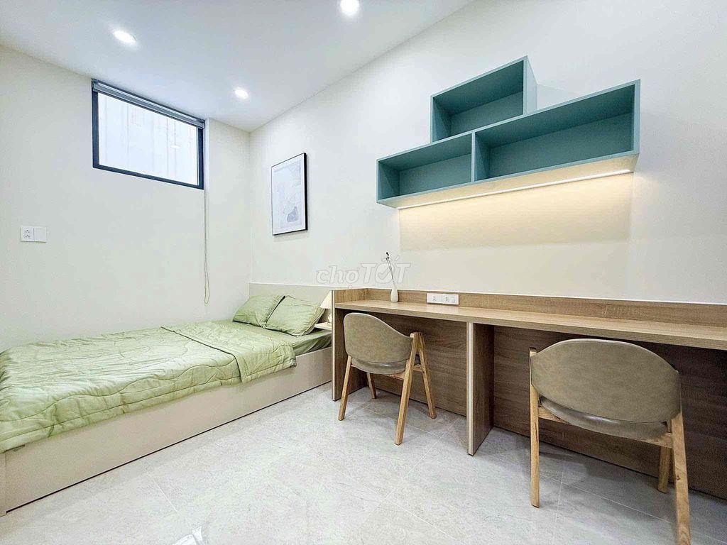 A bedroom in the most modern airport.