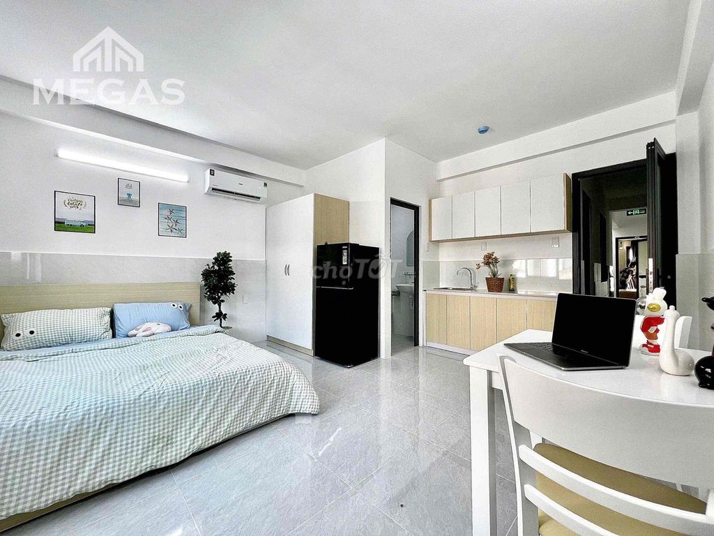 Renting studio full Lê Văn Sỹ County 3 near ueh, college.