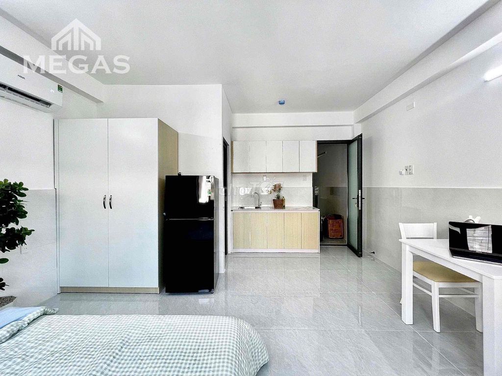 Renting studio full Lê Văn Sỹ County 3 near ueh, college.