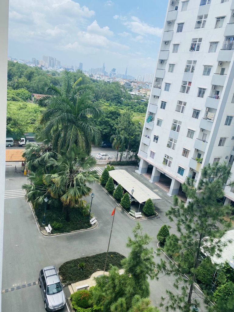 We're renting Him Lam's apartment. Two 70-metre bedrooms, 10 million worth of furniture.