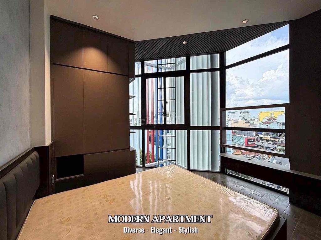 apartment one bedroom-studio luxury tone extremely brown -full advanced interior