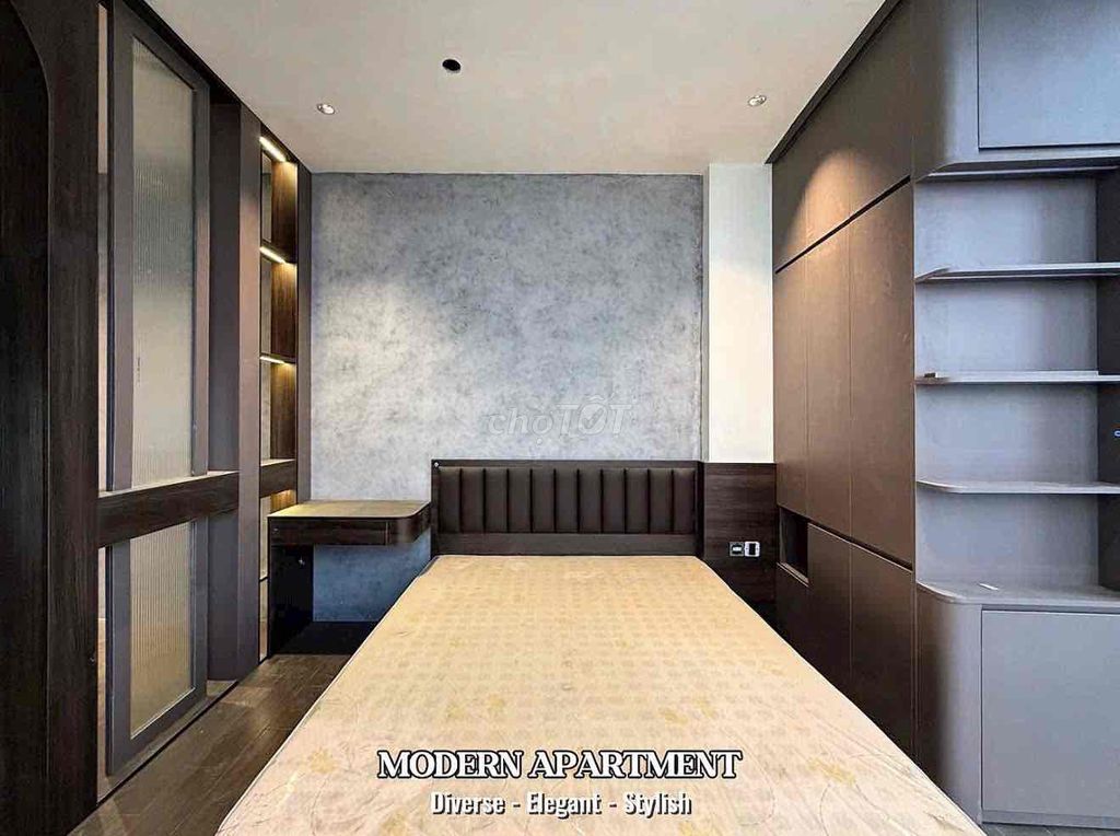 apartment one bedroom-studio luxury tone extremely brown -full advanced interior