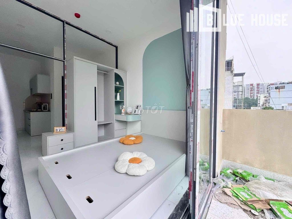The kitchen room--the open balcony--aeon Tân Phú