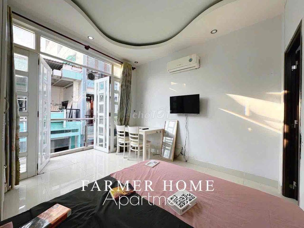 Rent a free-saltem balcony room full Lê Hồng Phong interior in District 10