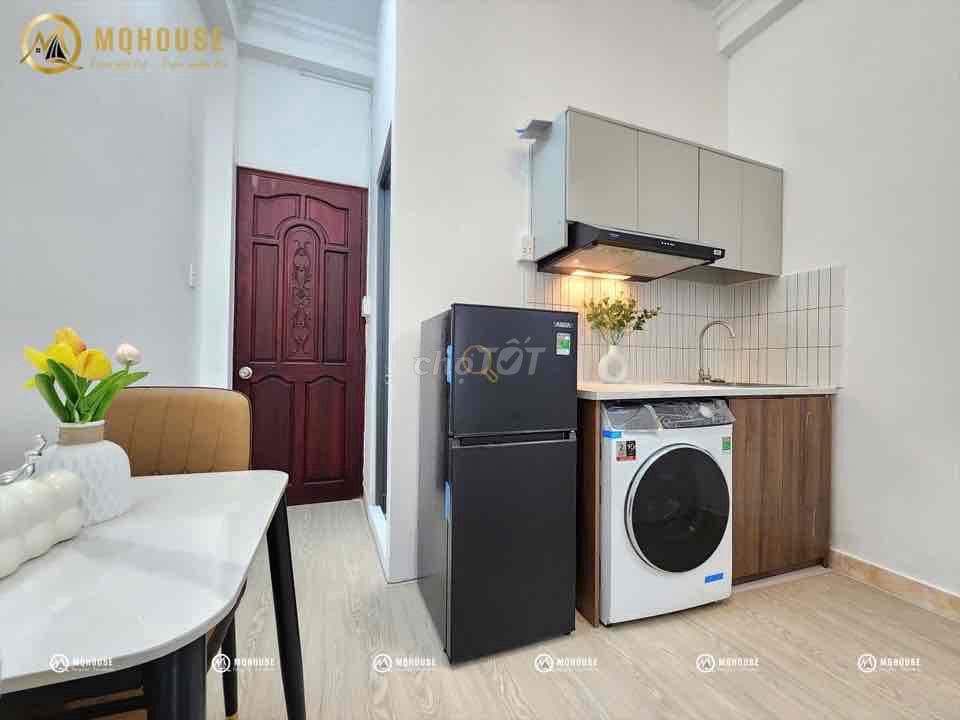 1 bedroom - personal washing machine - cool windows near cv Hoàng Văn Thụ