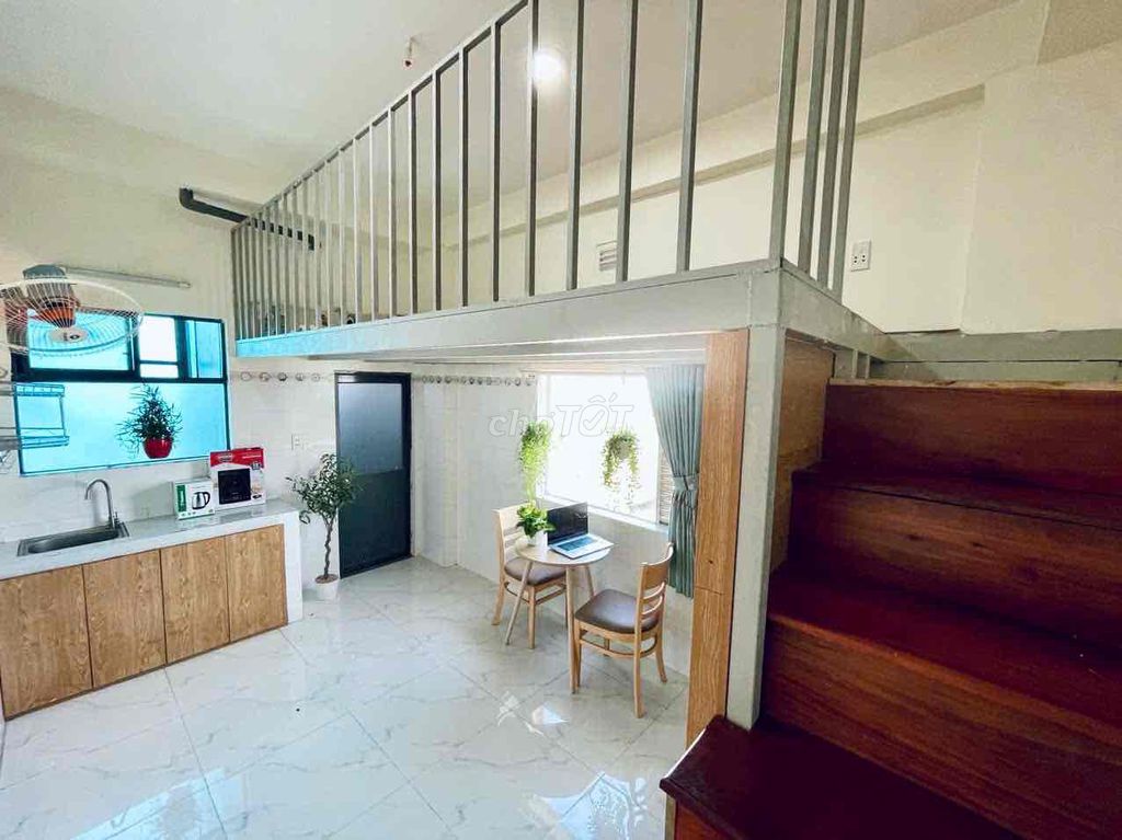 empty room with a cool open window