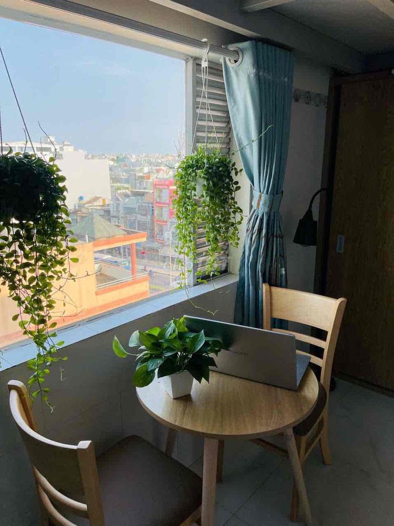 empty room with a cool open window