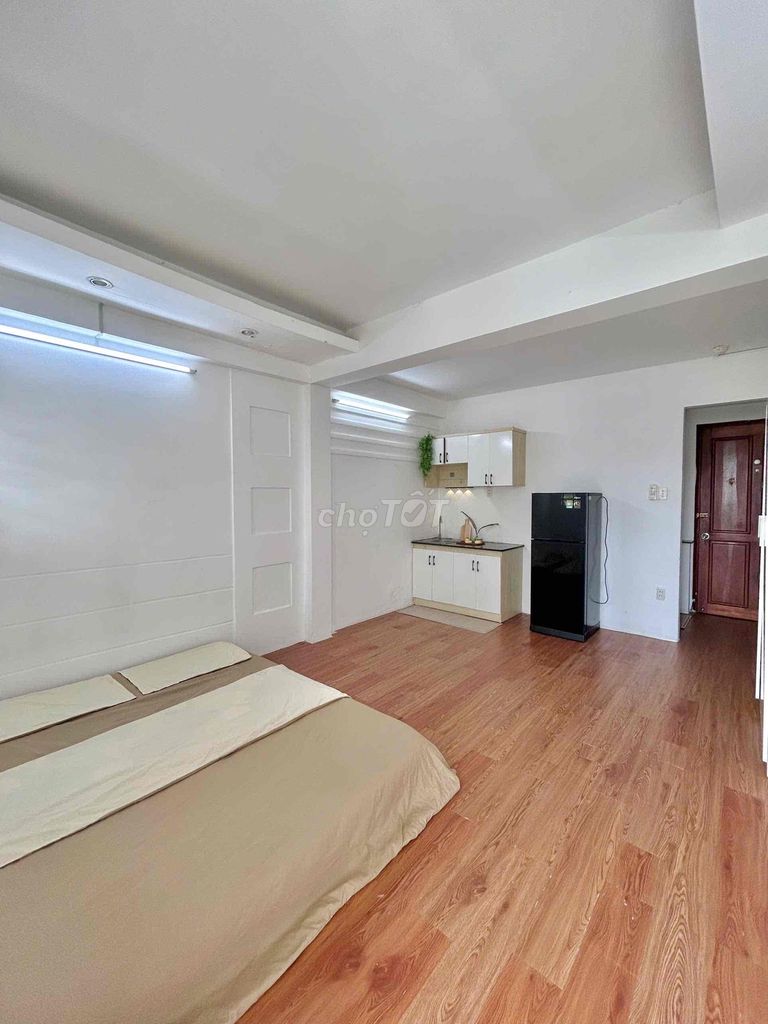 Large balcony studio