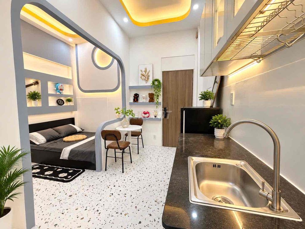 New plan. One bedroom. One living room.