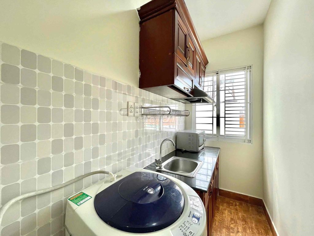 One kitchen bedroom Full Nguyễn Cửu Vân interior - machine elevator, private washing machine