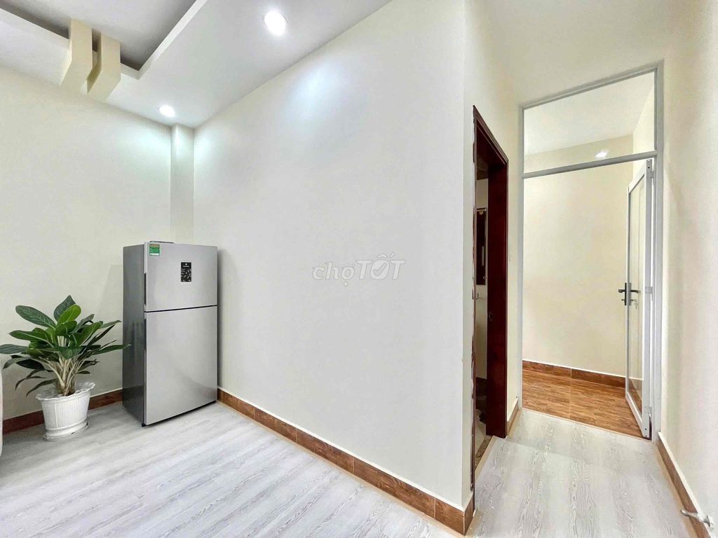 One kitchen bedroom Full Nguyễn Cửu Vân interior - machine elevator, private washing machine