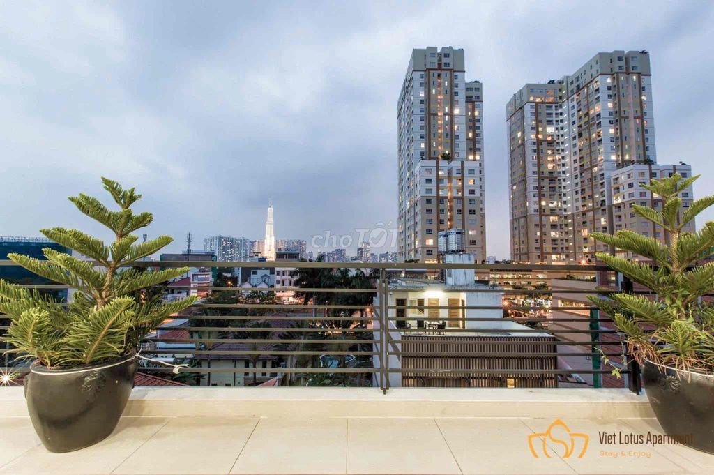 apartment 1 bedroom, view landmark at Bình Thạnh - also through District 1, District 2.