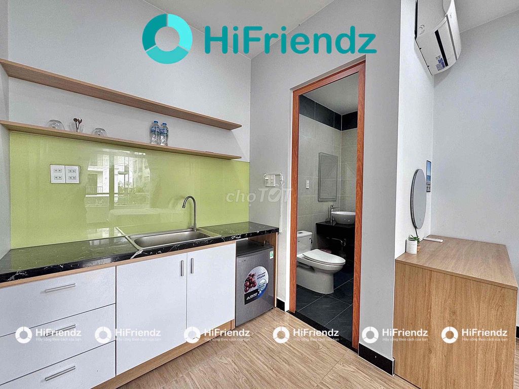 It's really, really, really, really, really cool. It's a super-saltalty little balcony apartment.