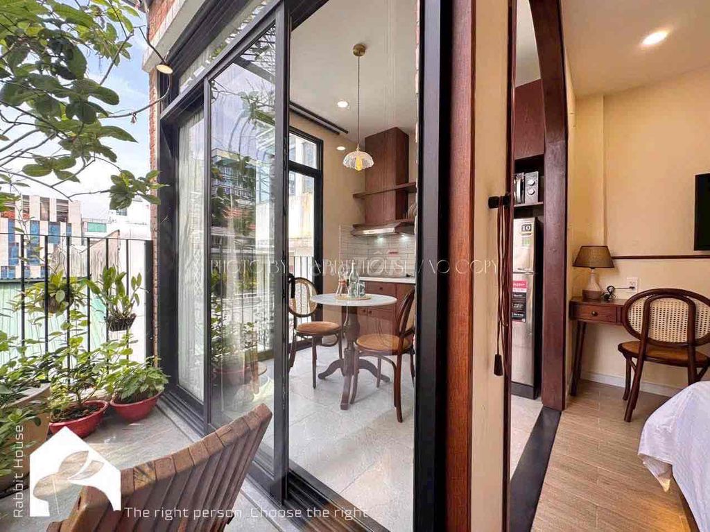 8.20,000 studio apartments - super-high balcony - full interior of District 7