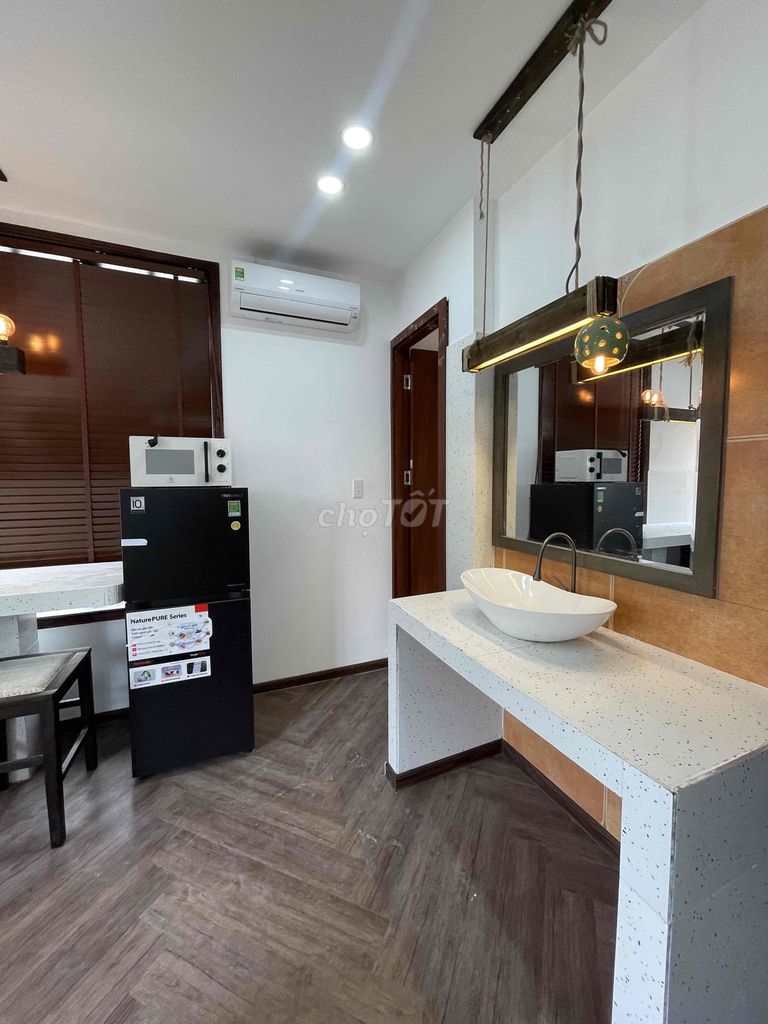 Room 1 bedroom -full interior-chacon, elevator 070 Nguyễn Thị Minh Khai District 1
