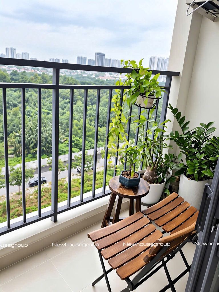 Rent out District 7 muster - 2 bedroom 2 toilets - Full High Building - 13.5 million