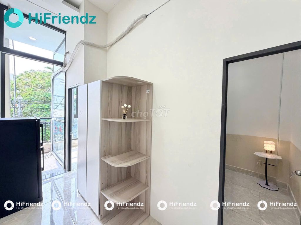 Two new balcony bedrooms are cheaply built full of private washing machines in Gò Vấp.