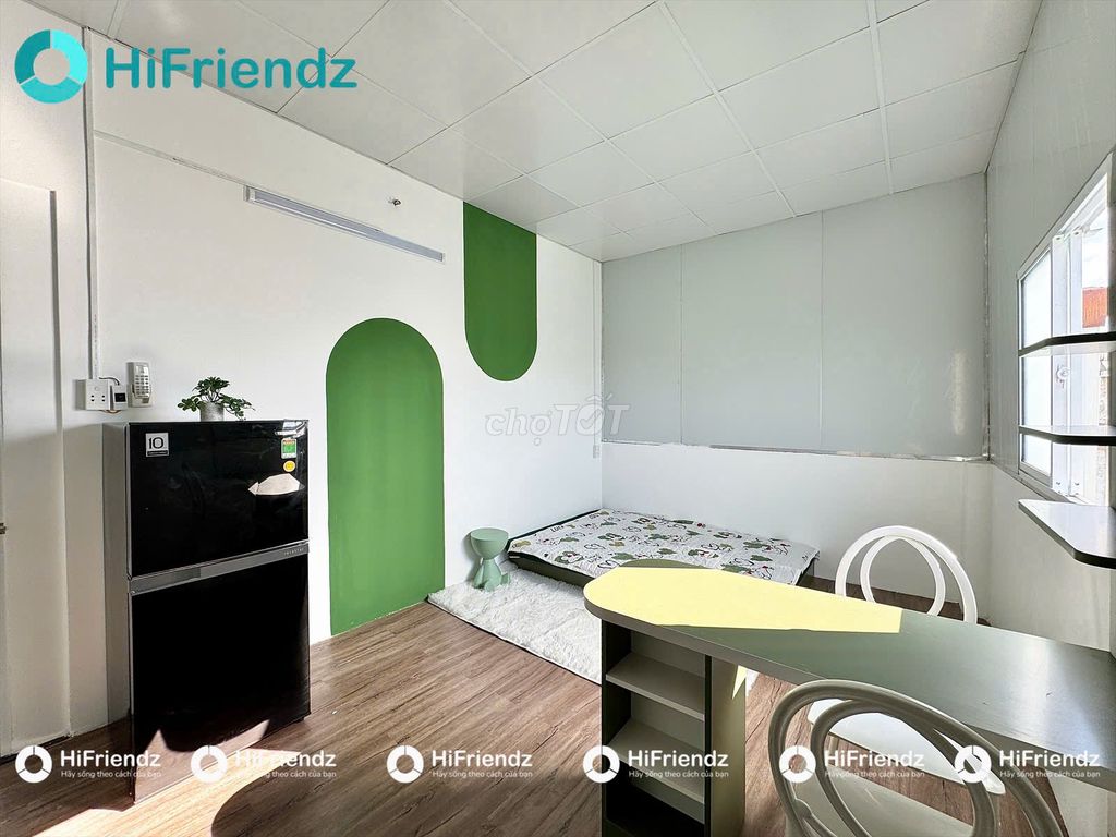 Full interior - private washing machine - new kitchen cup cheaply built at Tân Bình