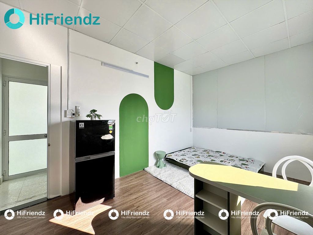 Full interior - private washing machine - new kitchen cup cheaply built at Tân Bình