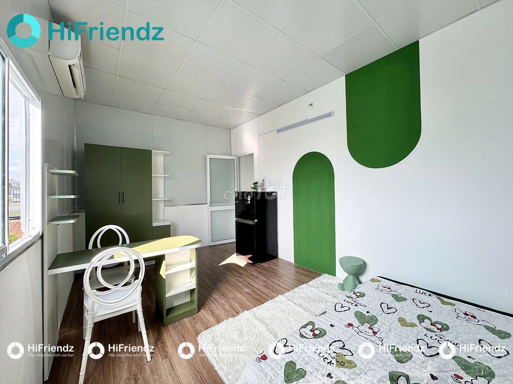 Full interior - private washing machine - new kitchen cup cheaply built at Tân Bình