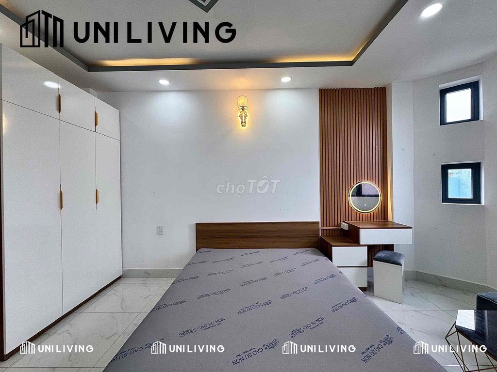 service apartment - full interior - balcony clear Nơ Trang Long