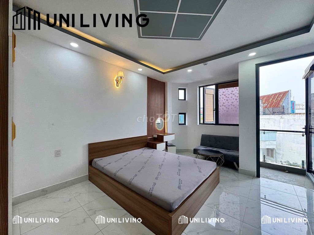 service apartment - full interior - balcony clear Nơ Trang Long