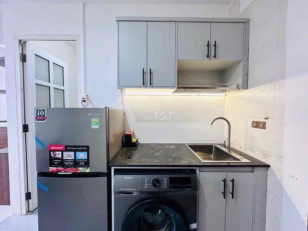 Rent your own laundry studio. Full interior near Nguyễn Chí Thanh District 5.