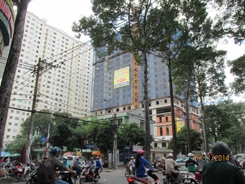 Rent apartment to the New Founding House, District 11, 74 meters, 2 bedrooms, 13 million.