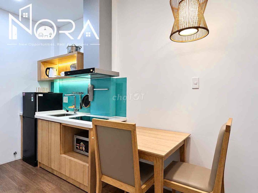 The new service apartment is 100%, the Home of Seven, near Tân Định Church.