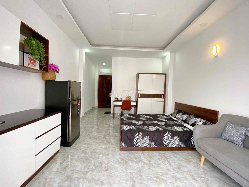 Rent apartment 40 meters Hoàng Hoa Thám Bình Thạnh near the County Bridge.