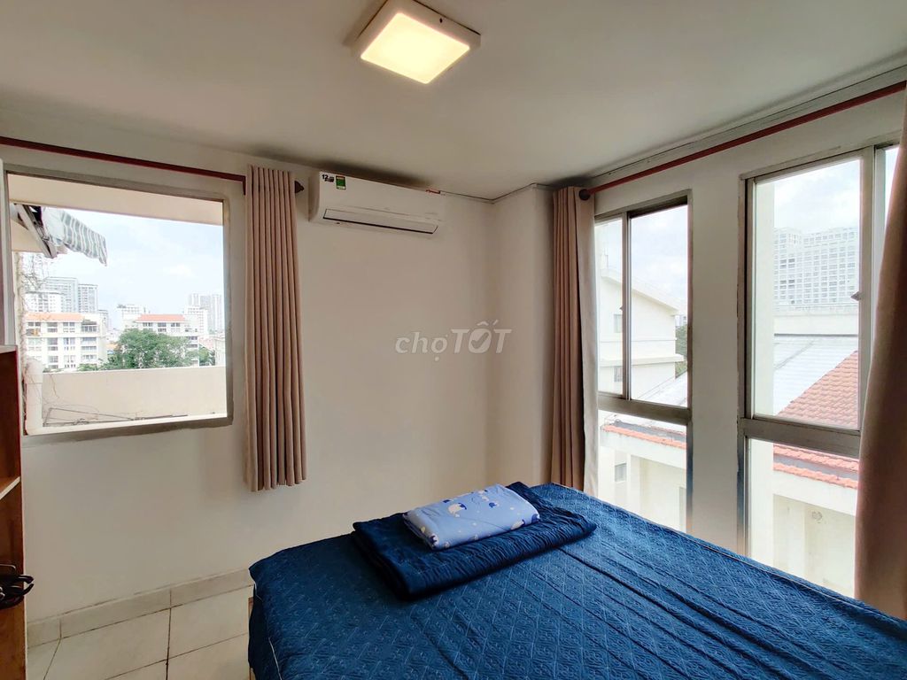 Rent the Mỹ Cảnh garden apartment. Two bedrooms. 92 meters.