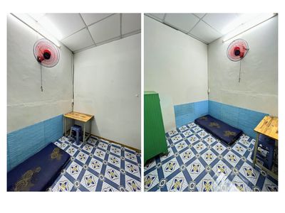 The 3rd District student's room has his own bathroom.