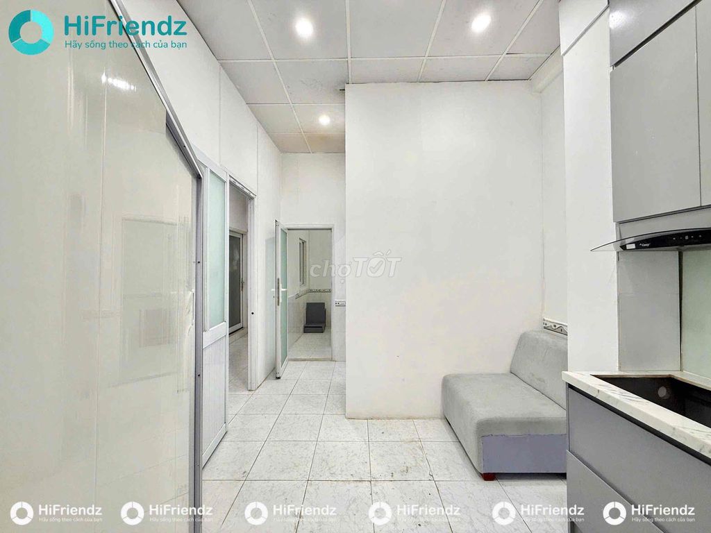 A kitchen bedroom right here in Lạc Long Quân Tân Bình full interior near medical university.