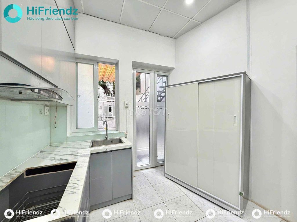A kitchen bedroom right here in Lạc Long Quân Tân Bình full interior near medical university.