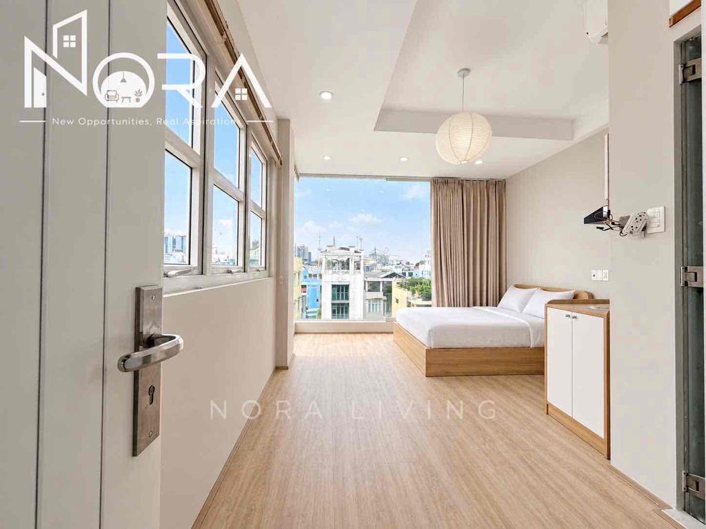 apartment 1 Tô Hiến Thành Tô Hiến Thành District 10 01000 full wooden furniture balcony