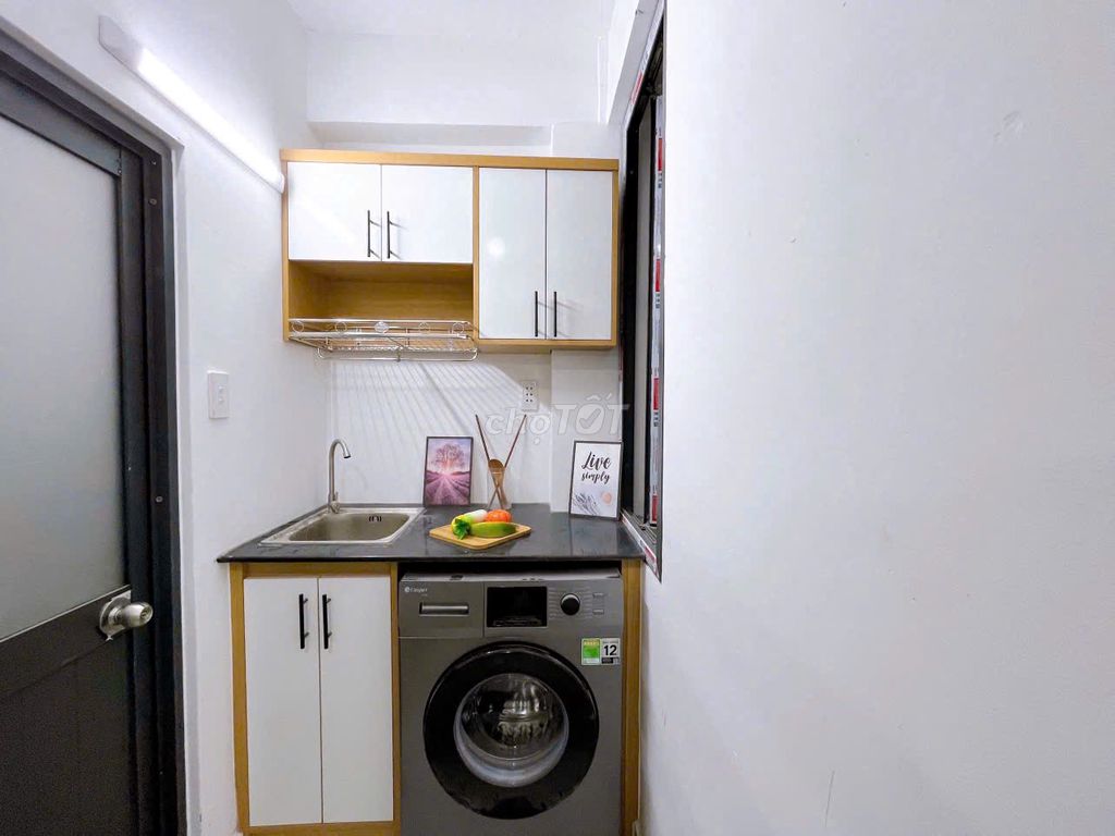Full interior - the most cheap washing machine in the current Phan Huy Ích
