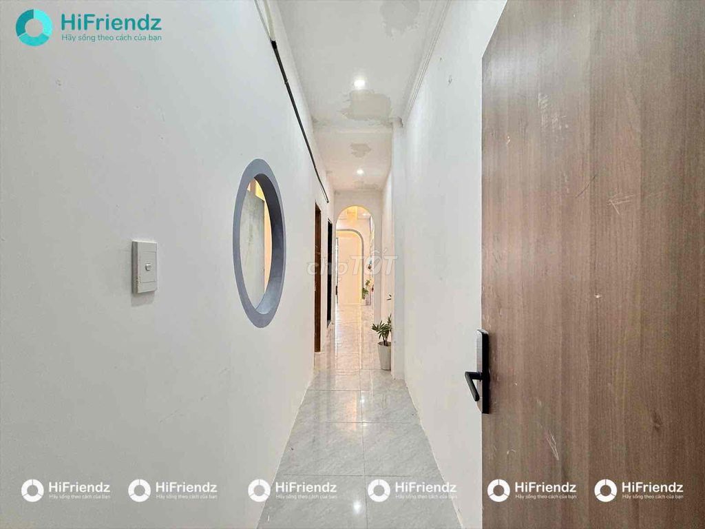 Natural upper apartment, full interior - Cách Mạng Tháng 8, P