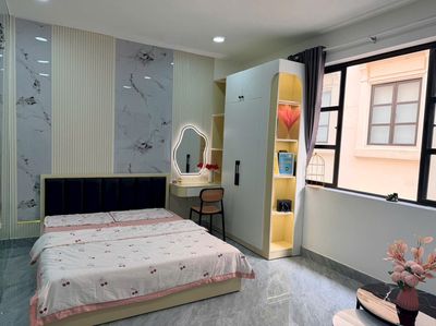 The motor kitchen apartment has a parking spot in Cityland Gò Vấp.