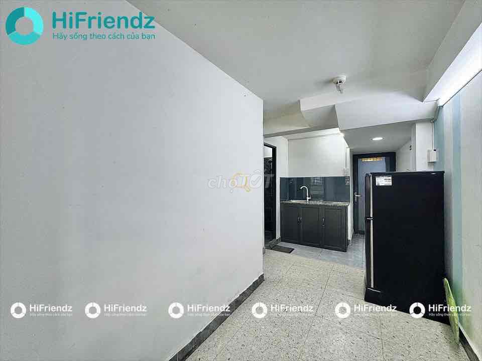 A private bedroom-- broad kitchen, separate bedroom, easy access.