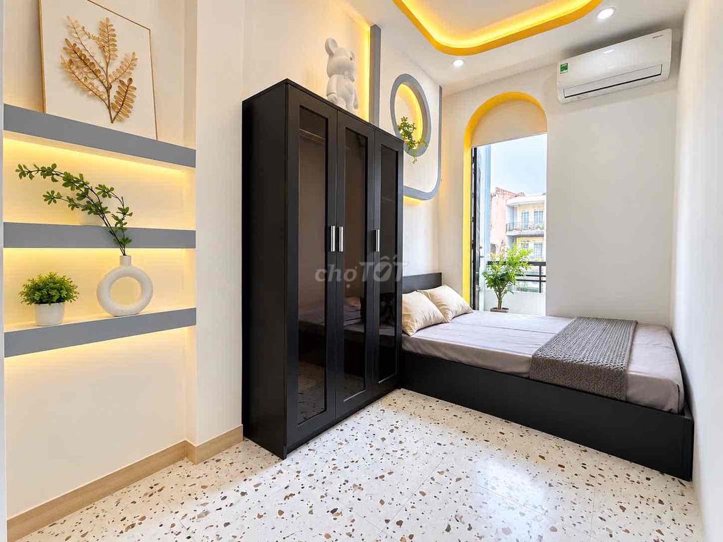 The two-room balcony suite near the private hamlet - bordering the 10th.