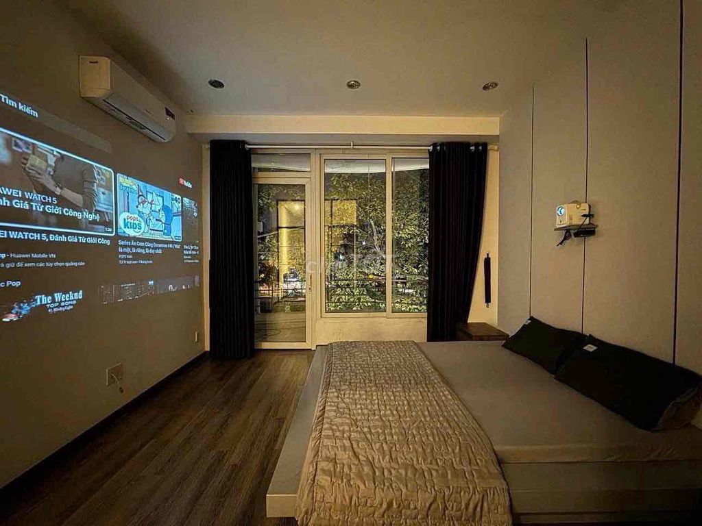 apartment 1 bedroom - kitchen cup - balcony on the Nguyễn Thái Sơn iron bridge