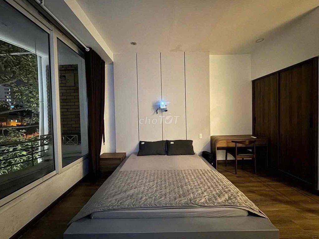 apartment 1 bedroom - kitchen cup - balcony on the Nguyễn Thái Sơn iron bridge