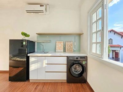 Room 30 m2_Studio sky Window_full or little interior_GNN Hoa Lan Phú Nhuận